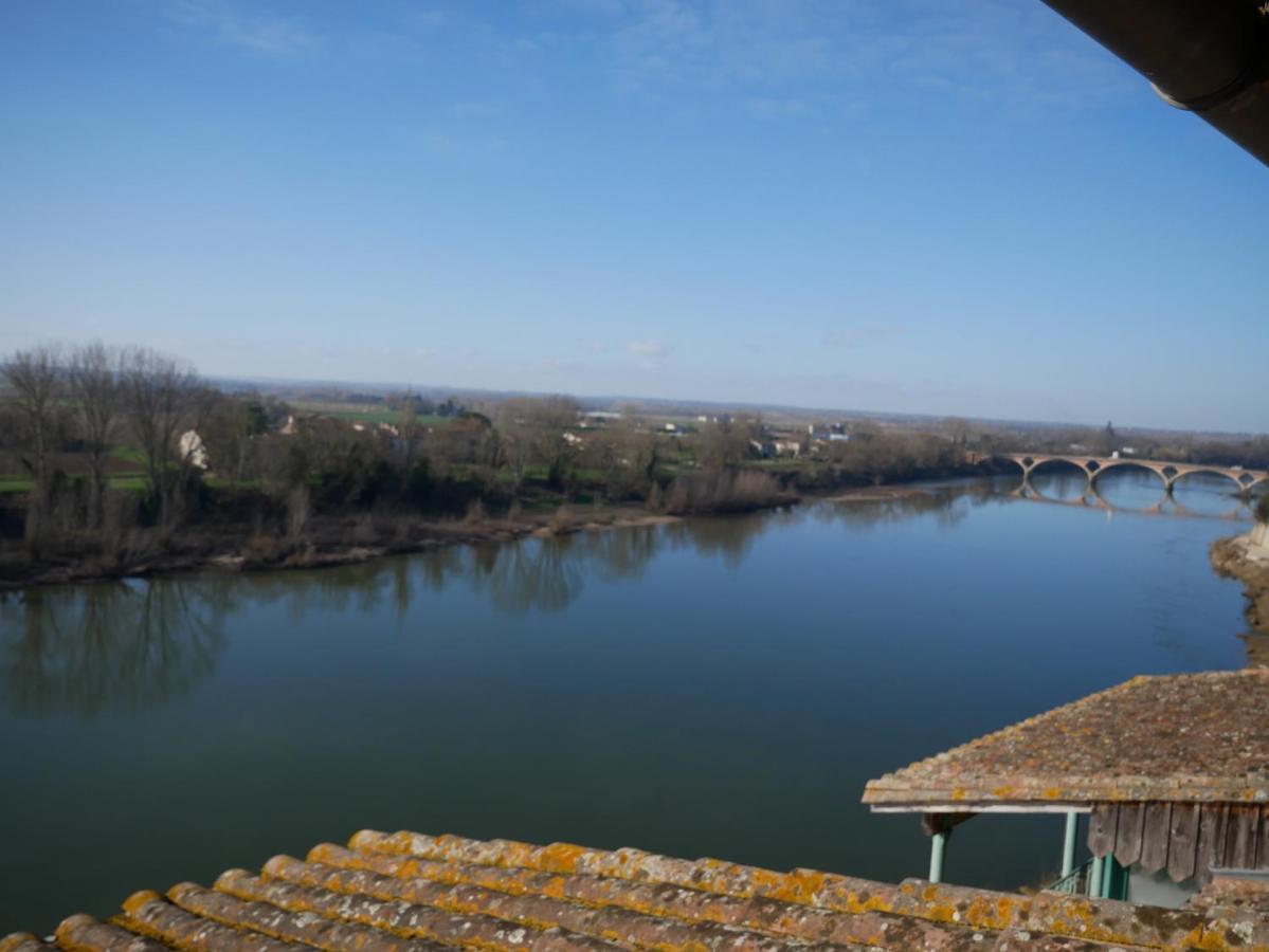 Hotel Restaurant Cote Garonne Le Balcon Des Dames - Tonneins Fauillet Marmande - Vue Panoramique Bord De Garonne Chambres Climatisees Exteriér fotografie